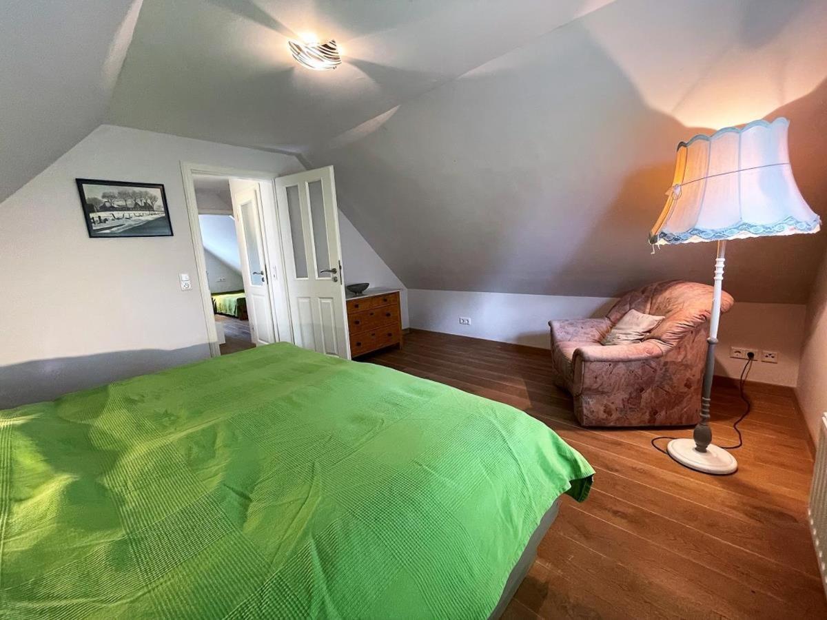 Das Puppenhaus, Reetdach, Sauna, Kamin, Eingezaeunt, Badewanne, Haustiere Willkommen Emmelsbüll-Horsbüll Extérieur photo