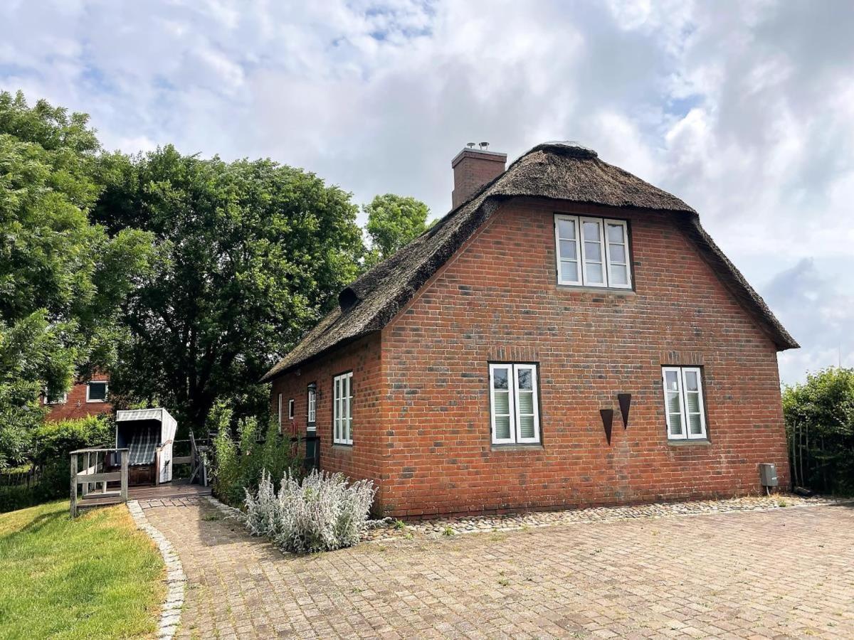 Das Puppenhaus, Reetdach, Sauna, Kamin, Eingezaeunt, Badewanne, Haustiere Willkommen Emmelsbüll-Horsbüll Extérieur photo