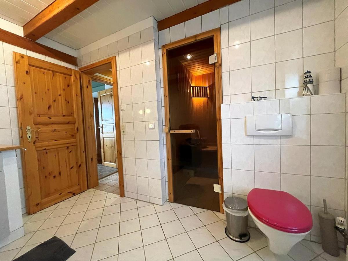 Das Puppenhaus, Reetdach, Sauna, Kamin, Eingezaeunt, Badewanne, Haustiere Willkommen Emmelsbüll-Horsbüll Extérieur photo