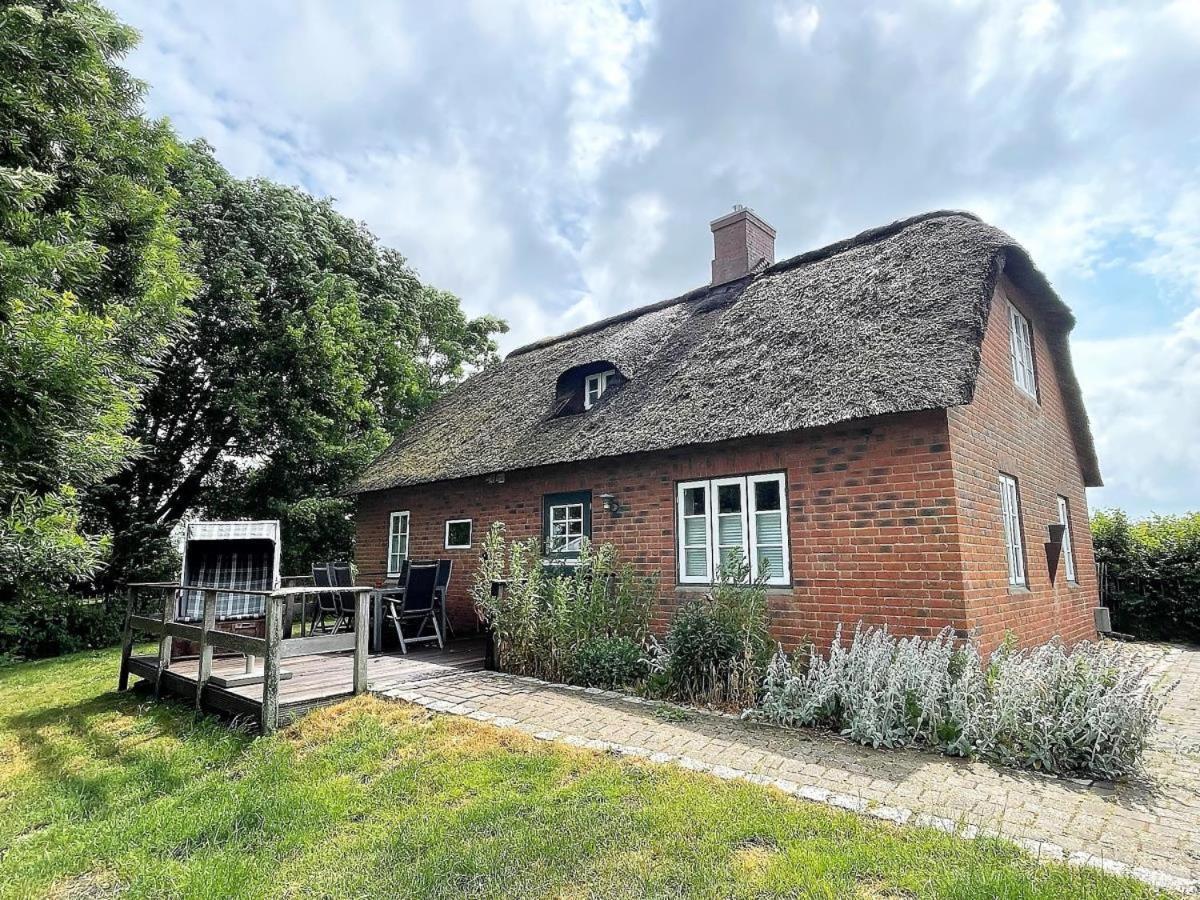 Das Puppenhaus, Reetdach, Sauna, Kamin, Eingezaeunt, Badewanne, Haustiere Willkommen Emmelsbüll-Horsbüll Extérieur photo
